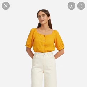 Everlane puffed sleeve top